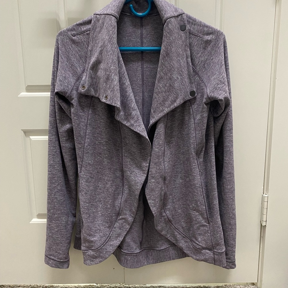 Purple Lululemon jacket wrap size 4